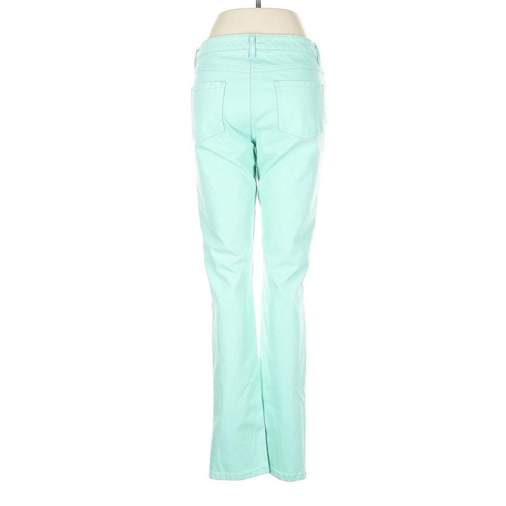 J. McLaughlin Lexi Jean 10 Mid Rise 5 Pocket Preppy Classic Mint Peppermint